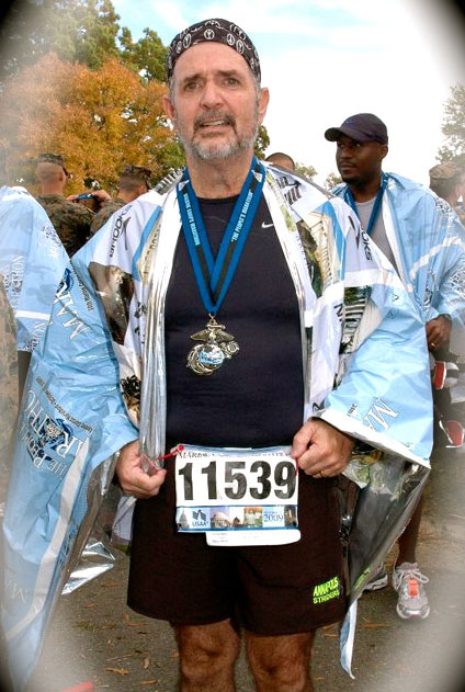 The Marine Corps Marathon in 2009 was the first marathon I ran after having gastric bypass surgery at GBMC