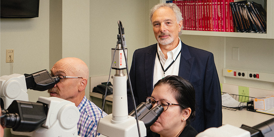 Robert Palermo, MD, and other pathologists at GBMC