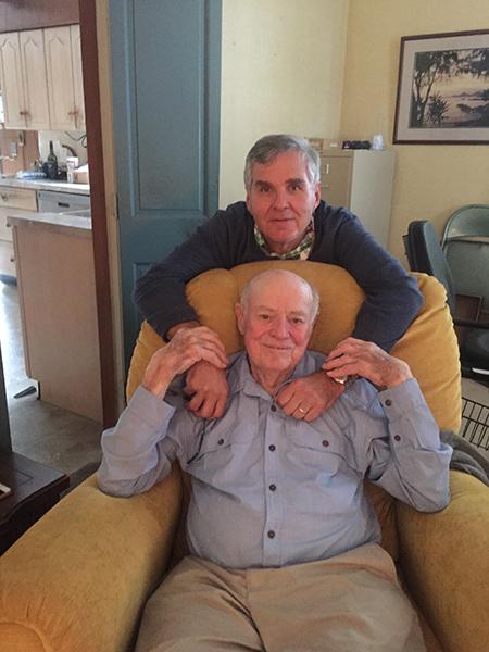 Dr. Mark Lamos with friend, Lefty Kreh